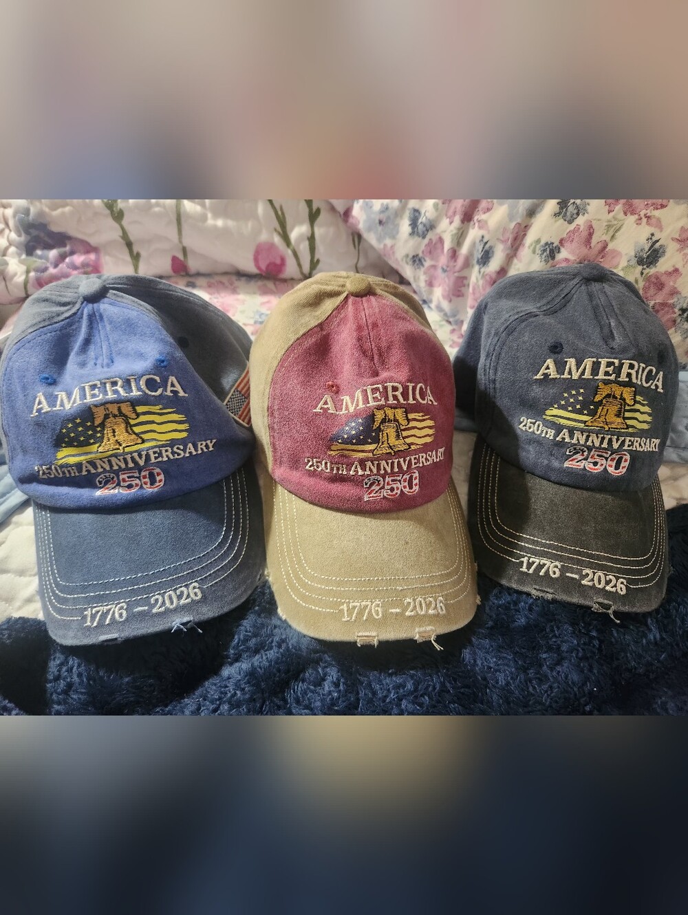 America 250th Anniversary Baseball Cap - Pick One